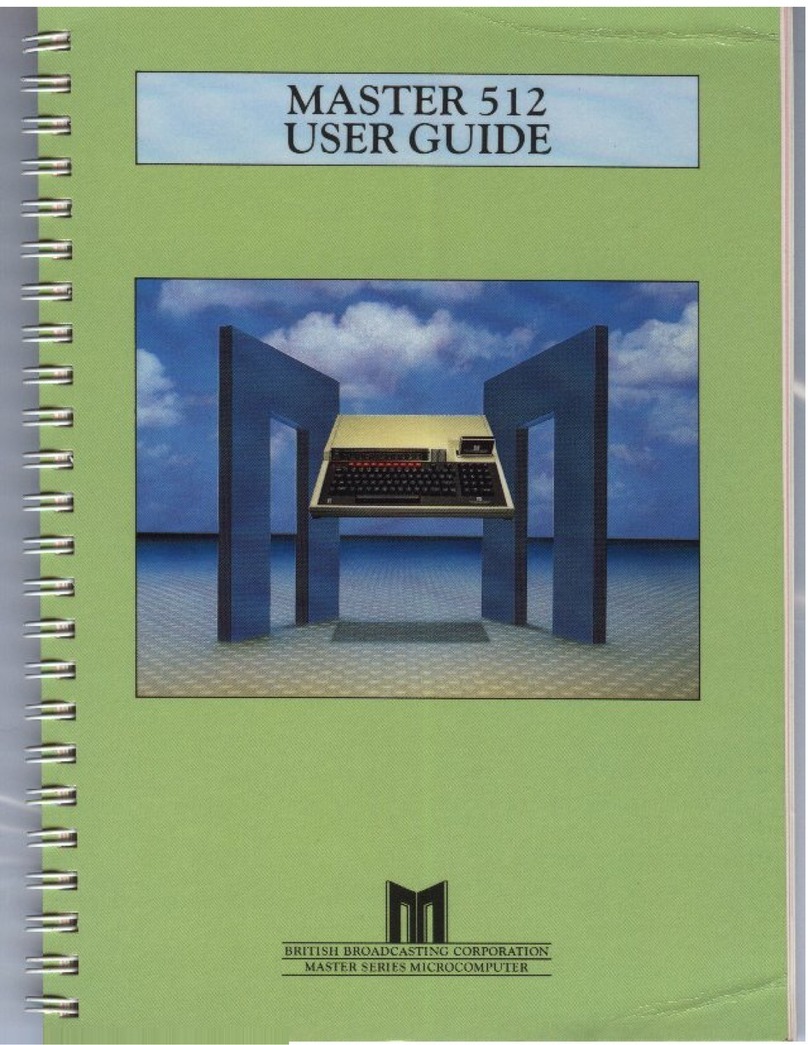 Acorn computer BBC Master 512 User manual