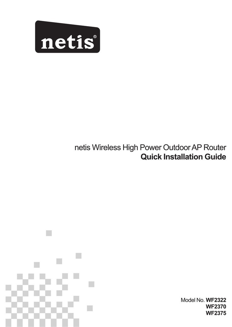 Netis WF2322 Quick installation guide
