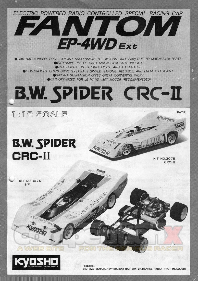 Kyosho Fantom EP-4WD Ext User manual