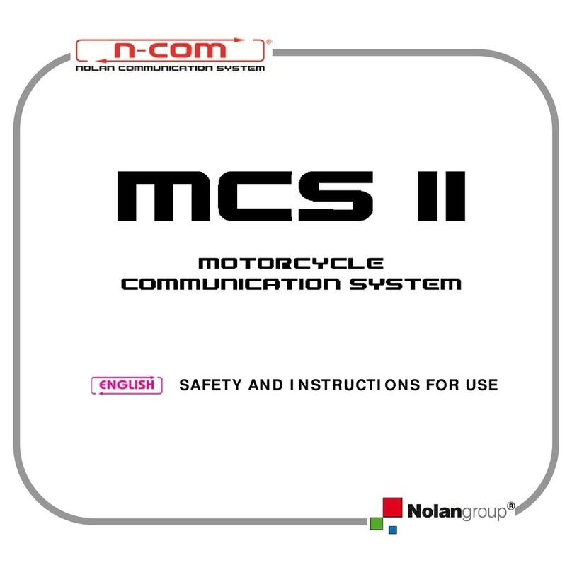 N-Com MCS II instruction manual