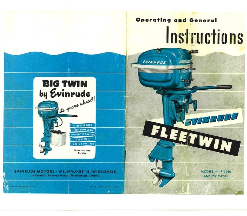 Evinrude Fleetwin 4447 User manual