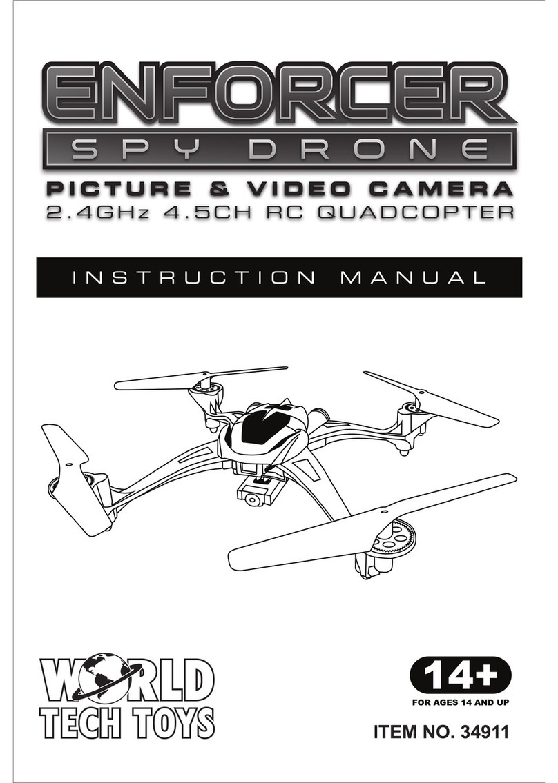 World Tech Toys Enforcer Spy Drone ZX-34911 instruction manual