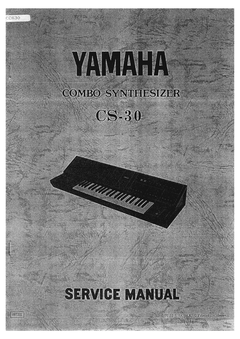 Yamaha CS-3 0 User manual Yamaha CS-3 0 User manual