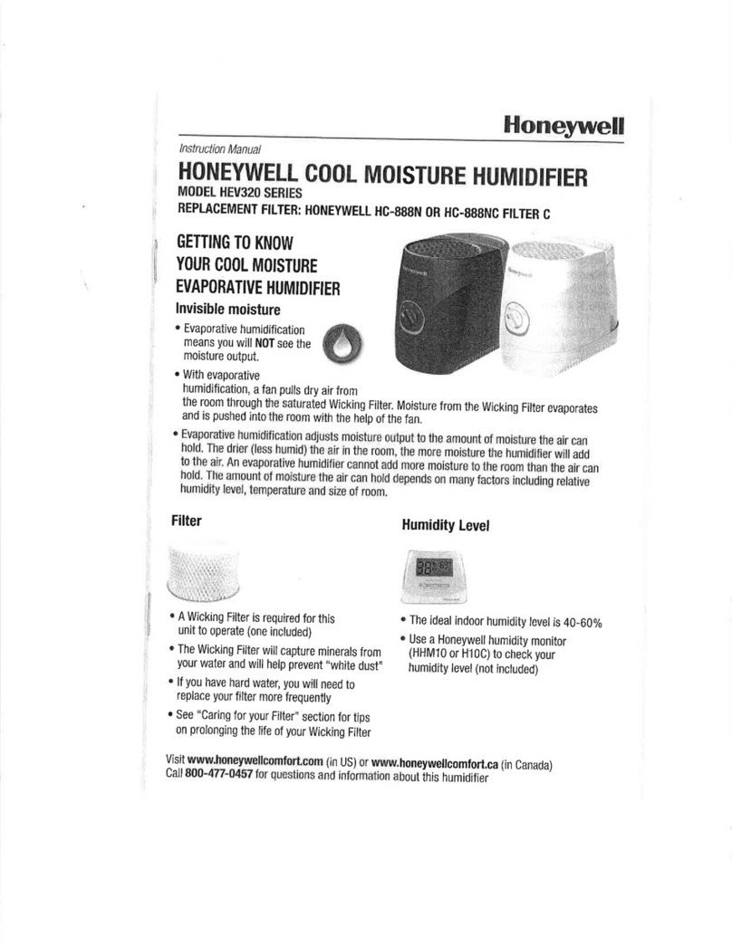 Honeywell HEV320 Series Assembly instructions