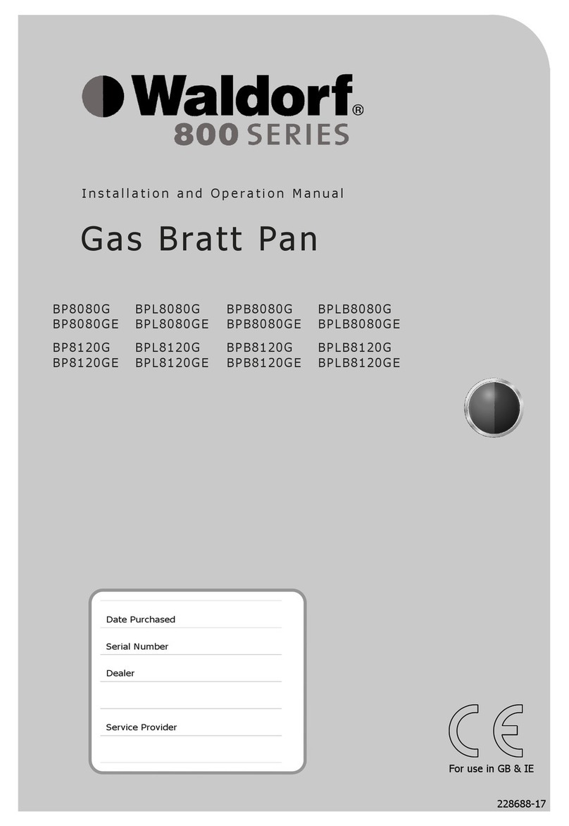 Waldorf BP8080G Installation and operation manual