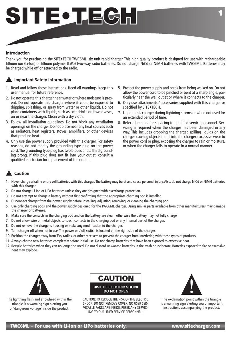 Site Technology TWC6ML user manual Site Technology TWC6ML user manual