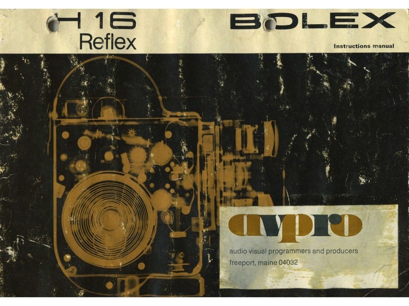 BOLEX H16 REFLEX instruction manual