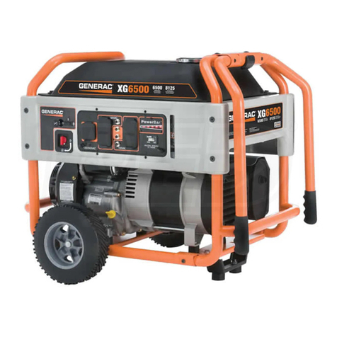 Generac Portable Products XG6500 owner's manual