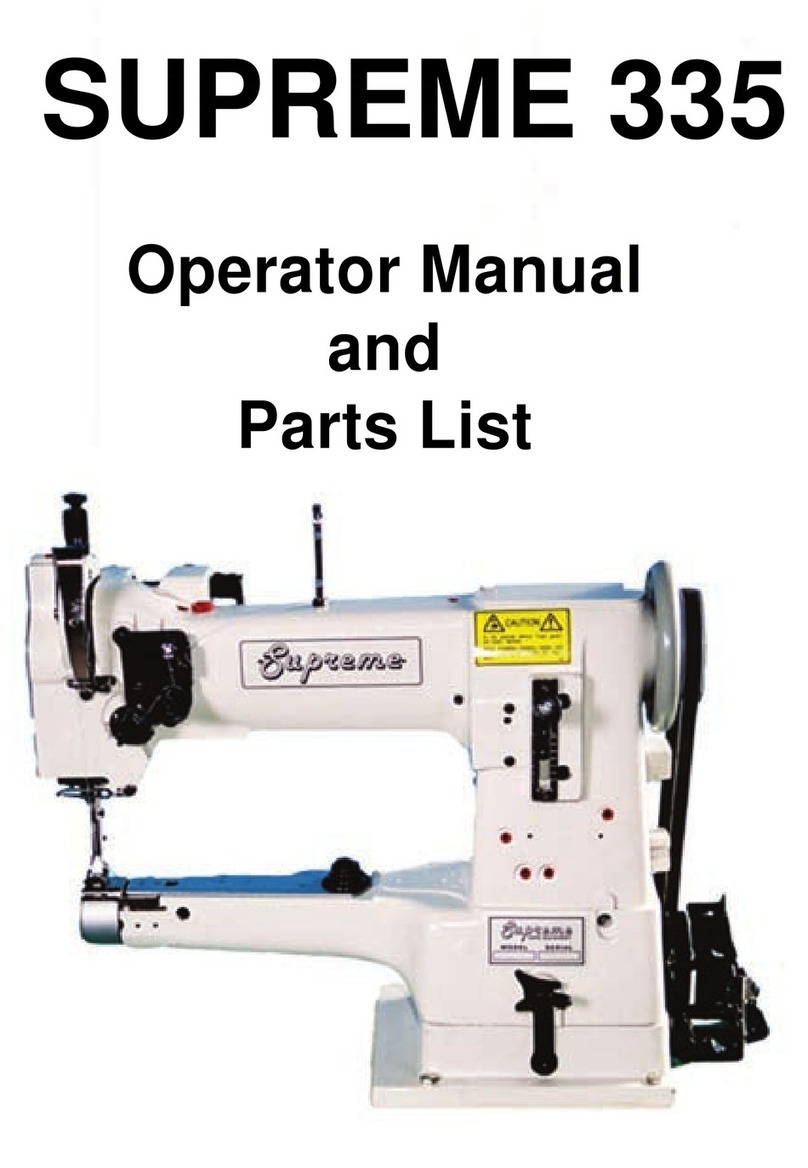 SUPREME 335 operating instructions