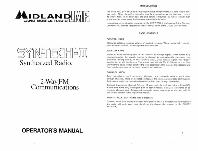 Midland Syn-Tech II User manual