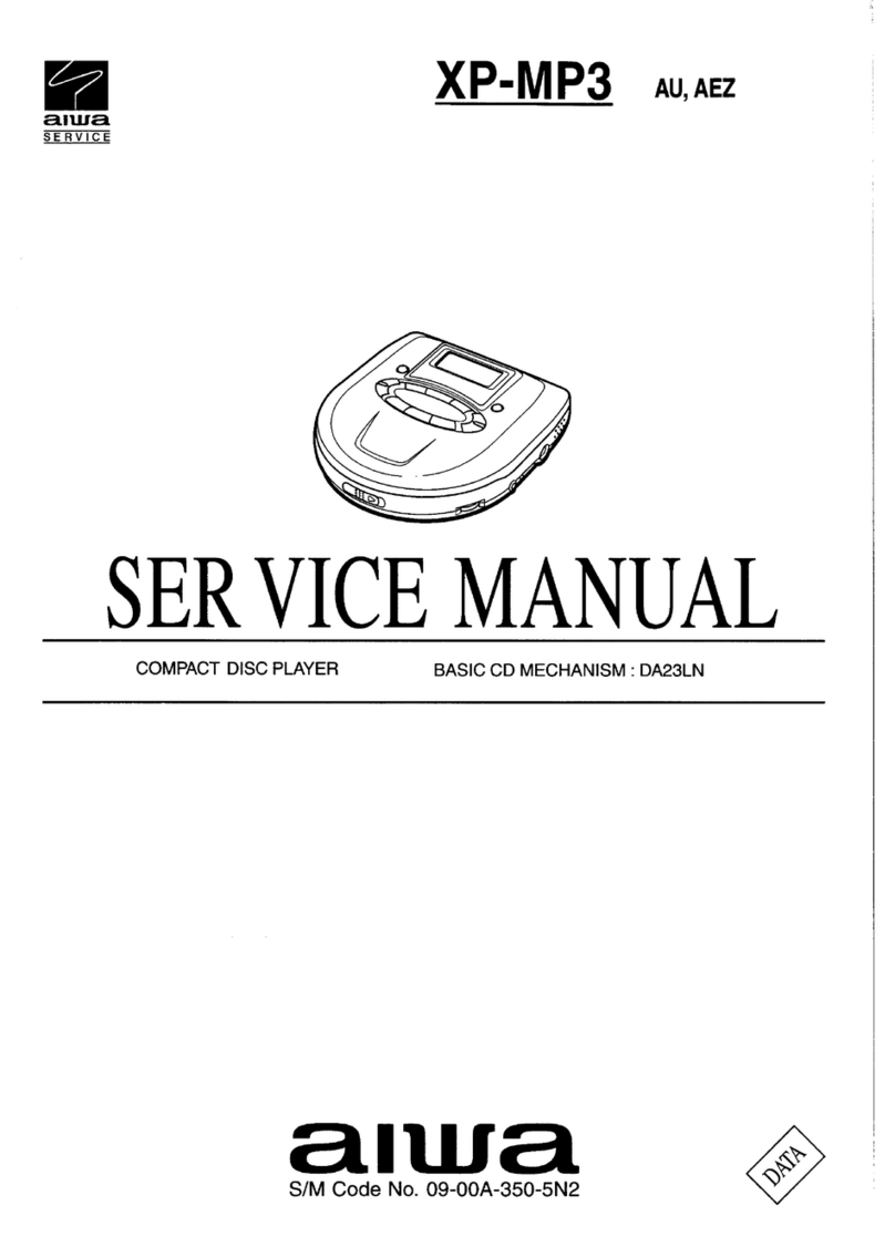 Aiwa XP-MP3 Service manual