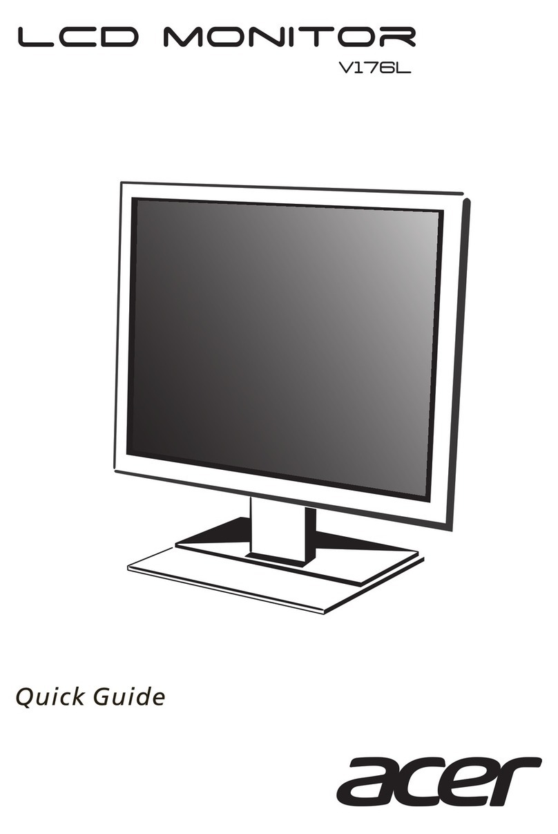 Acer V176L User manual