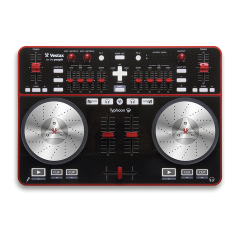 Vestax Typhoon User manual