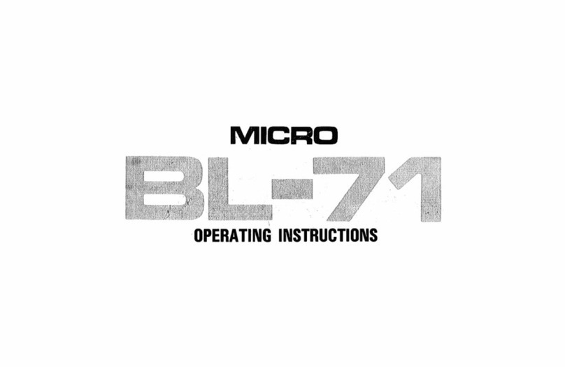 Micro BL-71 User manual