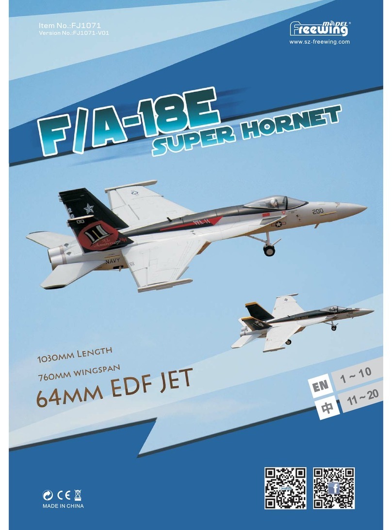 Freewing F/A-18E Super Hornet FJ1071 User manual Freewing F/A-18E Super Hornet FJ1071 User manual