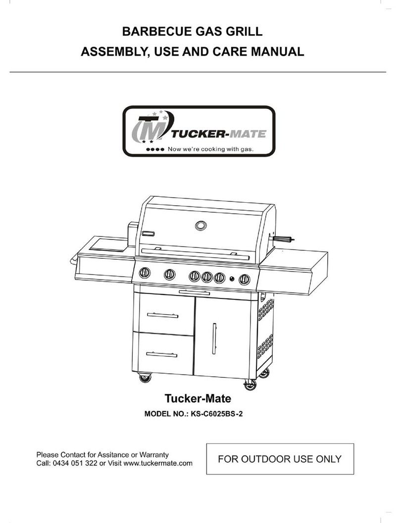 Tucker-Mate KS-C6025BS-2 Assembly, use and care manual