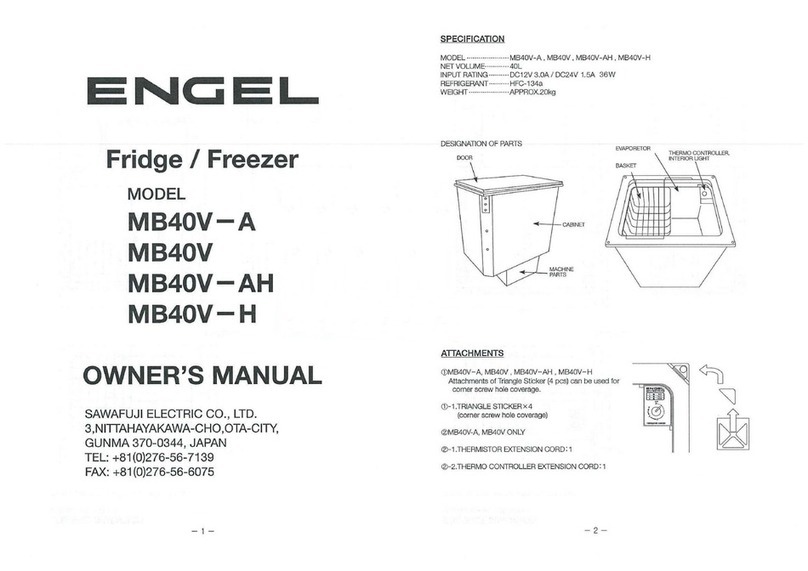 Engel MB40V-A owner's manual
