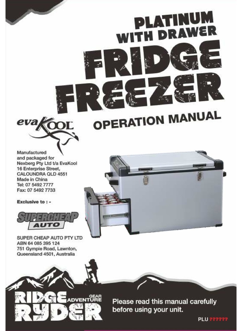 EvaKool DC-70DR Operation manual