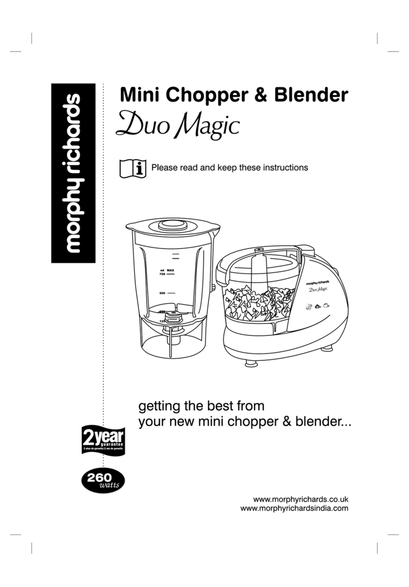 Morphy Richards Duo Magic User manual