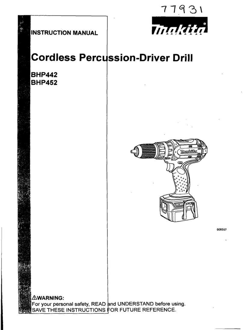 Makita BHP442 instruction manual