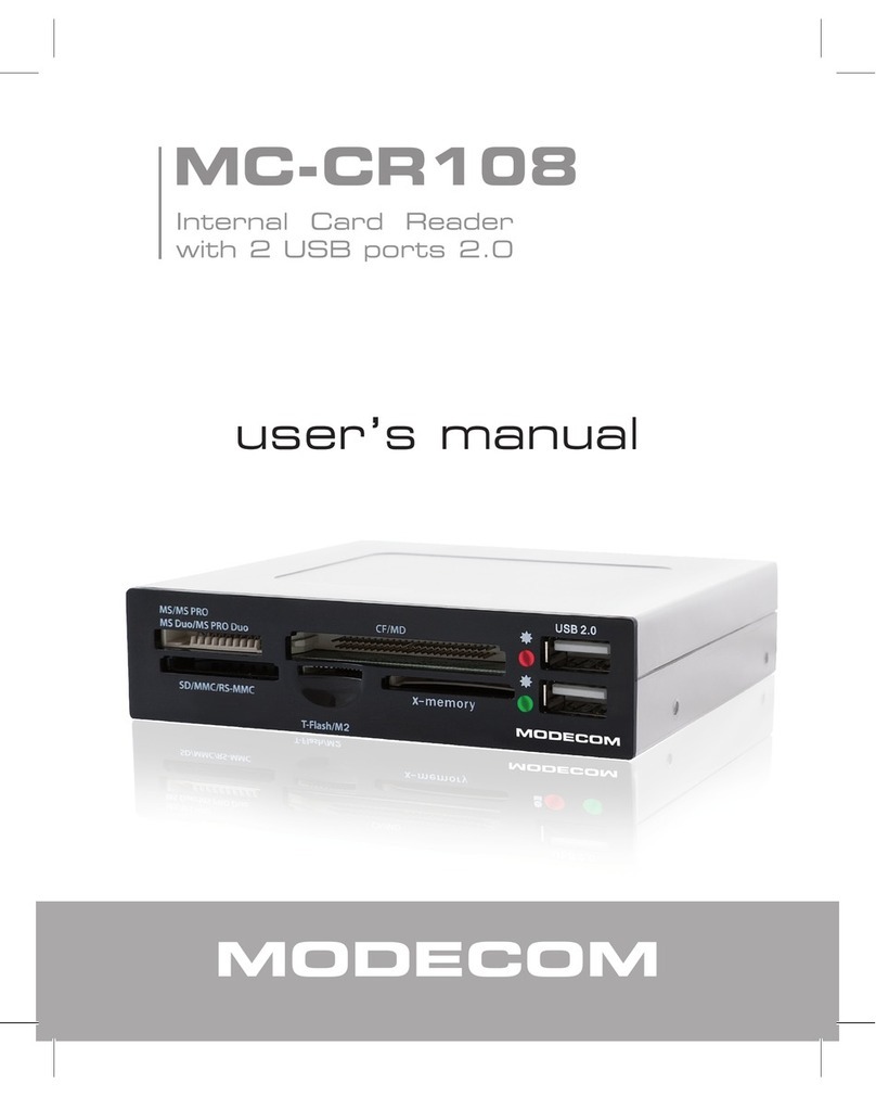 Modecom MC-CR108 user manual