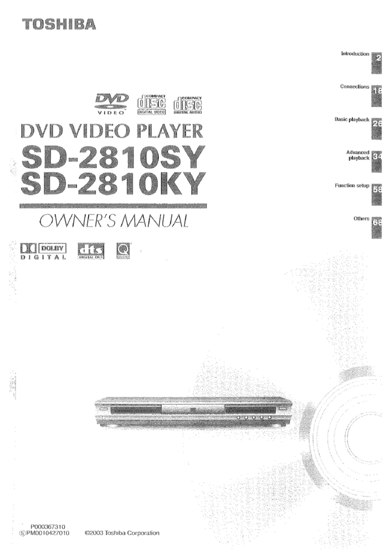 Toshiba SD-2810SY User manual