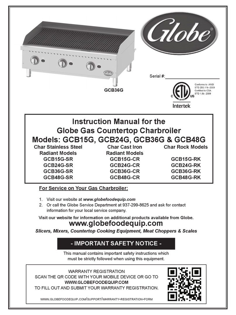 Globe GCB15G-SR instruction manual Globe GCB15G-SR instruction manual