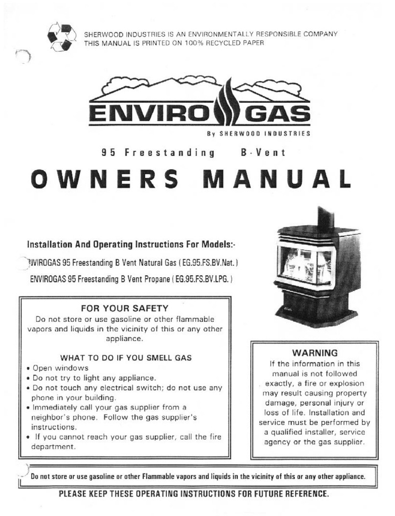 Enviro Gas EG.95.FS.BV.Nat. owner's manual