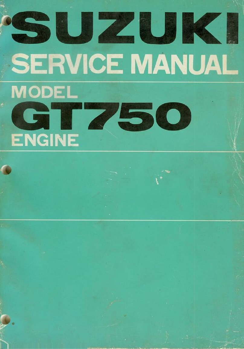 Suzuki GT750 User manual Suzuki GT750 User manual