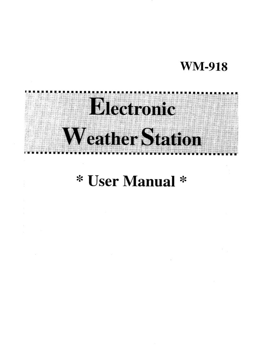 Oregon Scientific WM-918 user manual