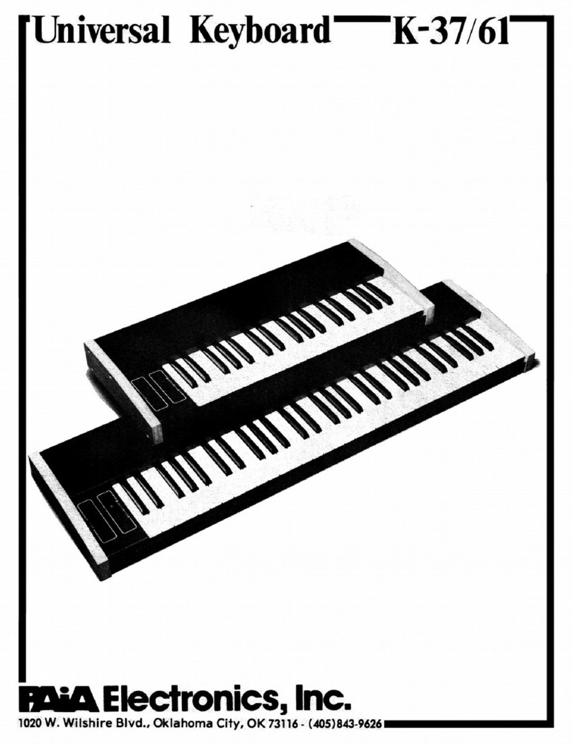 Paia K-37 manual