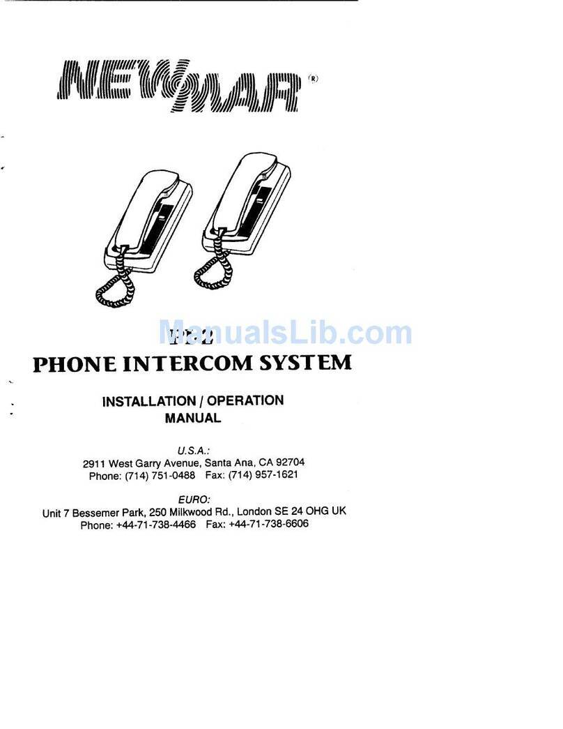 NewMar PI-2 Installation & operation manual