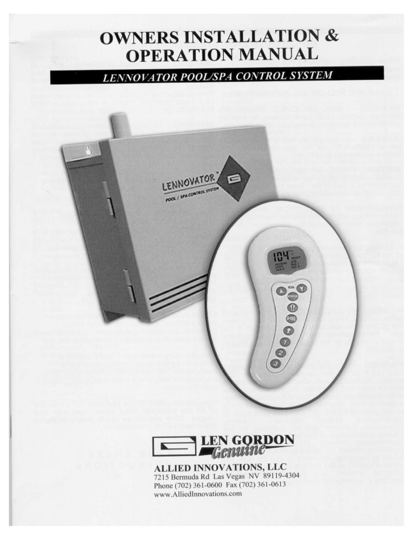 Len Gordon Lennovator User manual