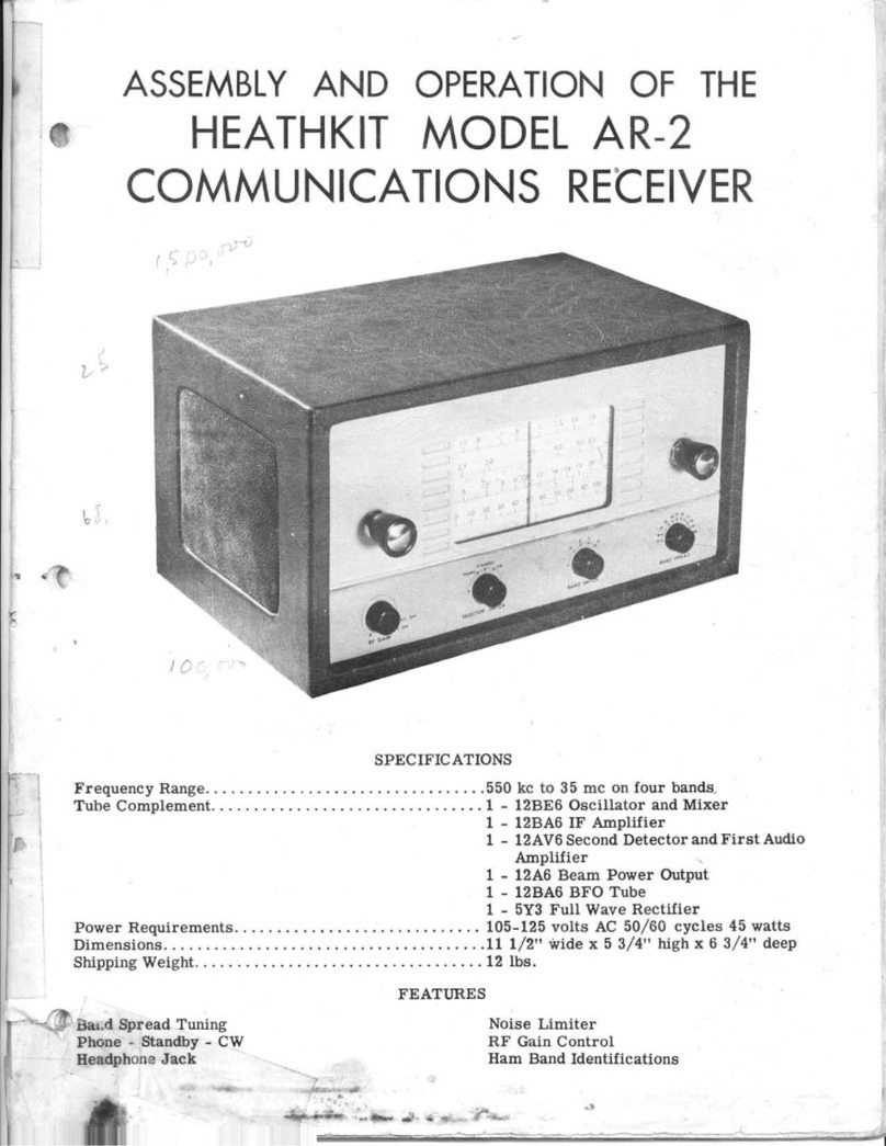 Heathkit AR-2 Assembly and operation