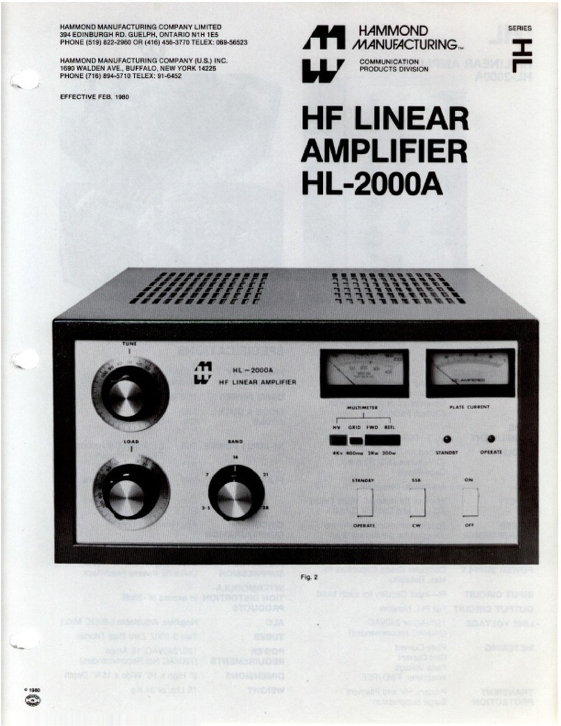 Hammond HL-2000A manual