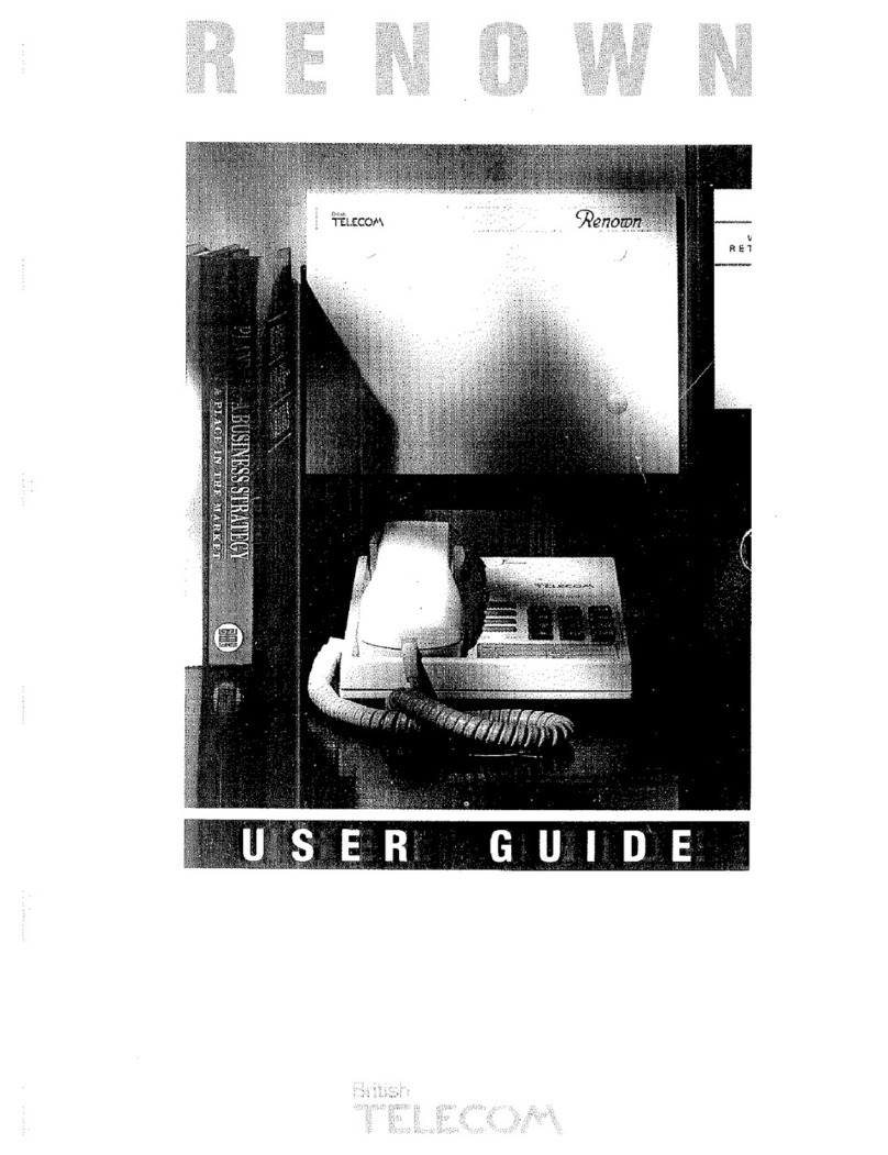 British Telecom Renown User manual