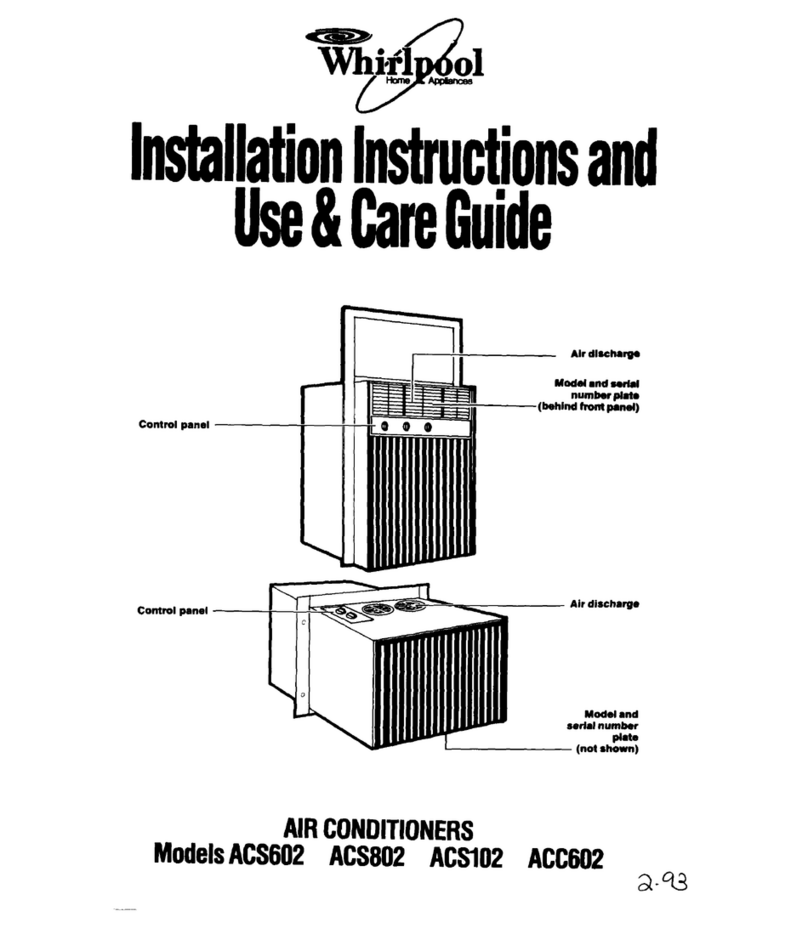Whirlpool ACC602 User manual