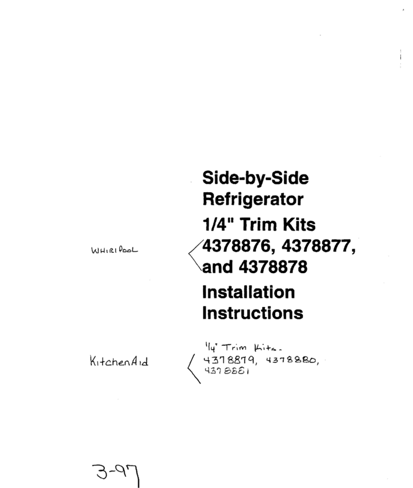 Whirlpool 4370077 User manual Whirlpool 4370077 User manual