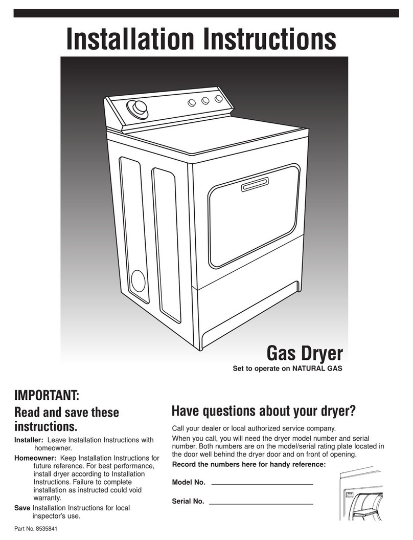 Whirlpool 8535841 User manual