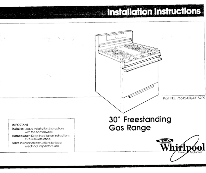 Whirlpool 76612-00/4315709 User manual