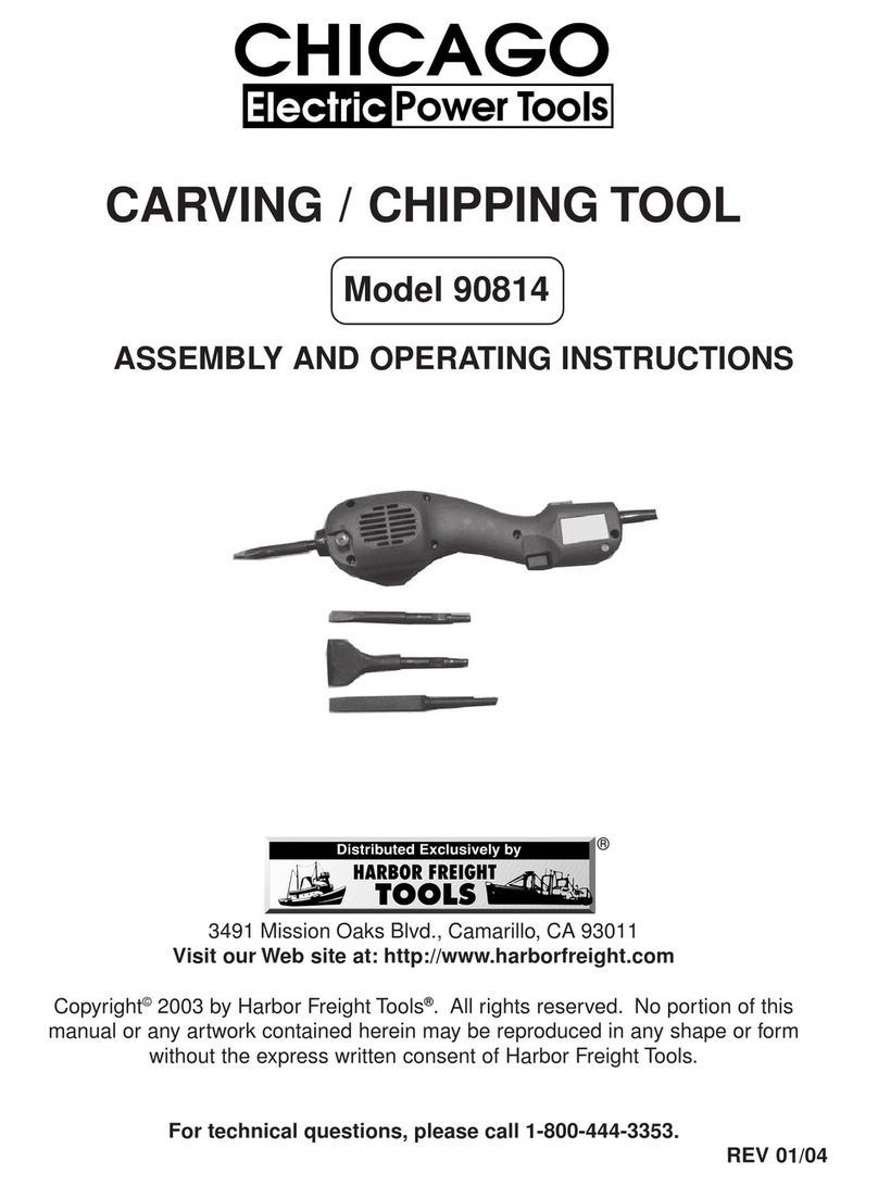 Chicago Electric 90814 Assembly and operating instructions Chicago Electric 90814 Assembly and operating instructions