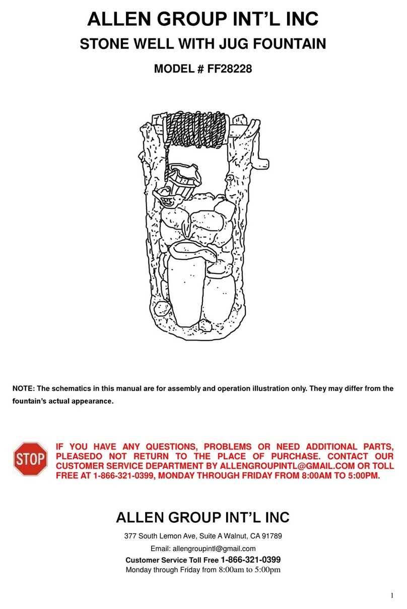 ALLEN GROUP INT’L INC FF28228 installation instructions ALLEN GROUP INT’L INC FF28228 installation instructions