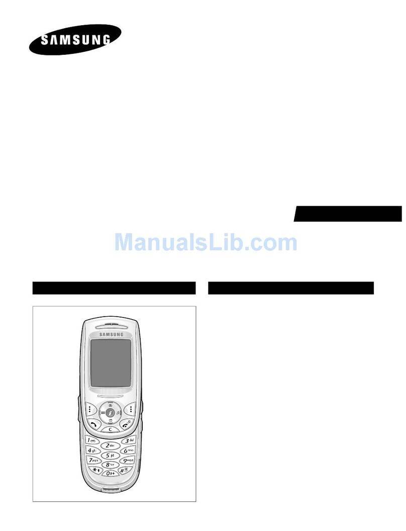 Samsung SGH-E800 User manual