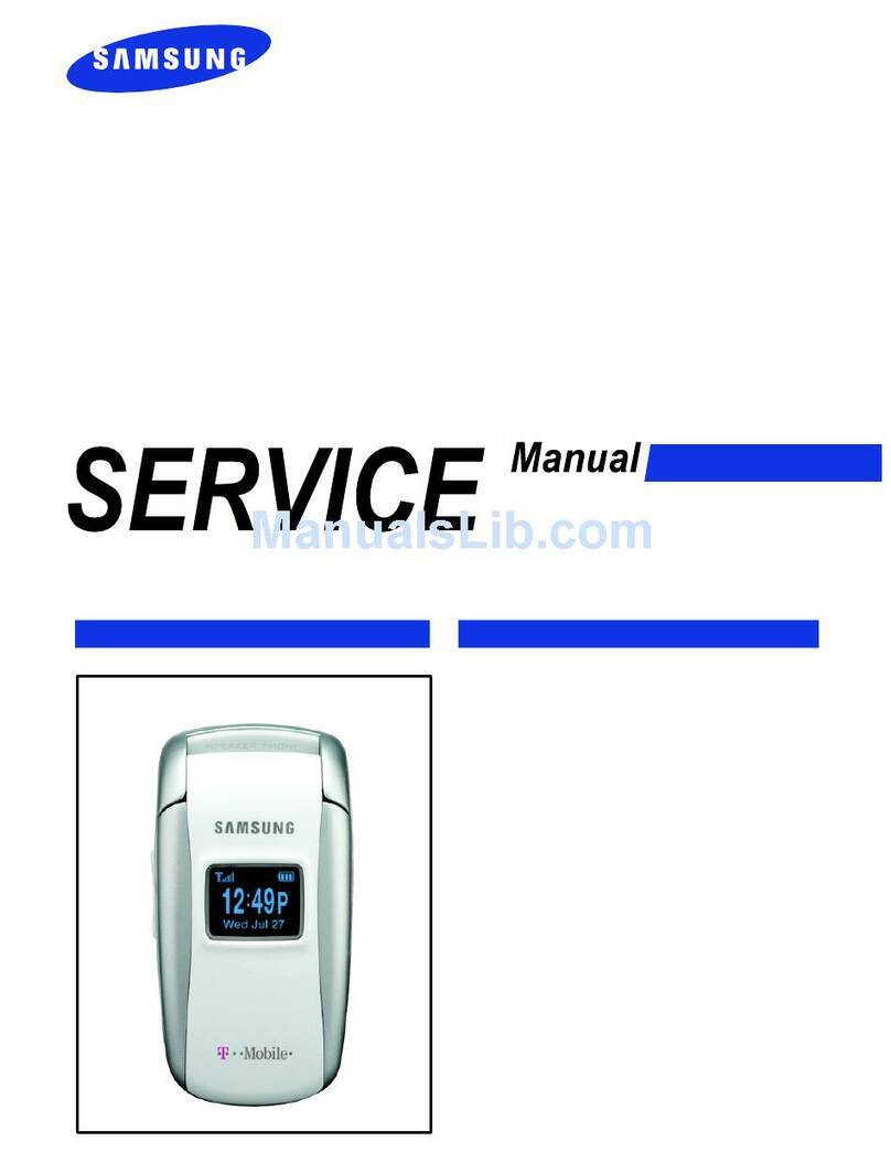 Samsung SGH x495 - Cell Phone - T-Mobile User manual
