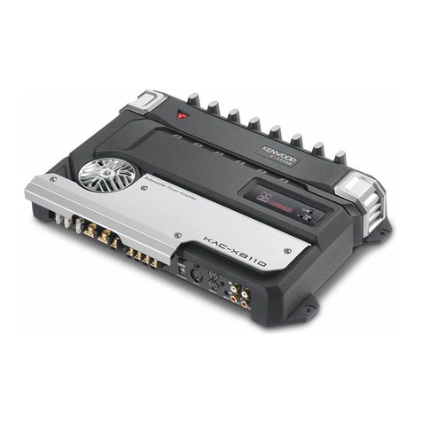Kenwood KAC-X811D User manual