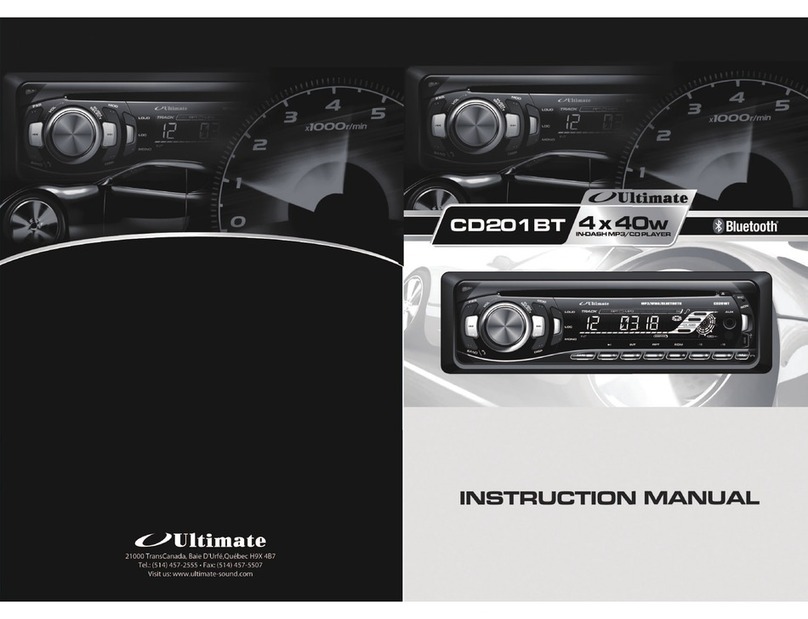 Ulti Mate CD201 BT instruction manual