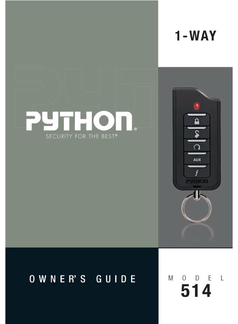 Python 514 User manual Python 514 User manual