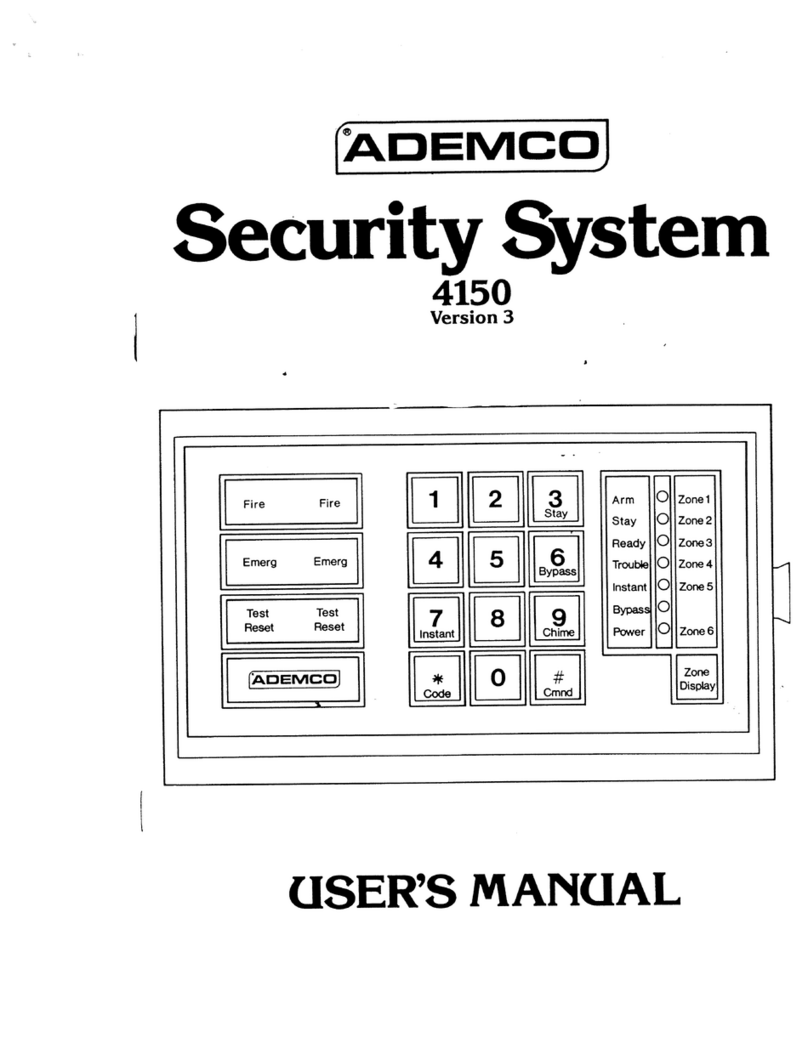 ADEMCO 4150 User manual