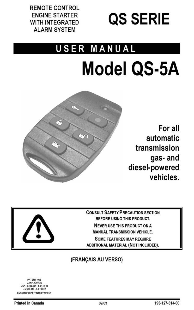 AstroStart QS-5A User manual