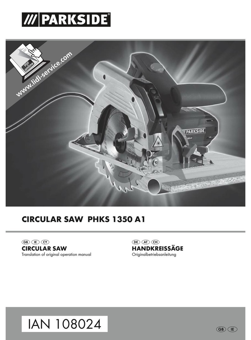 Parkside PHKS 1350 A1 original operation manual